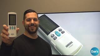 ANDERIC KTN828 Universal Air Conditioner Unit Remote Control - Works most AC Mini-split and Window