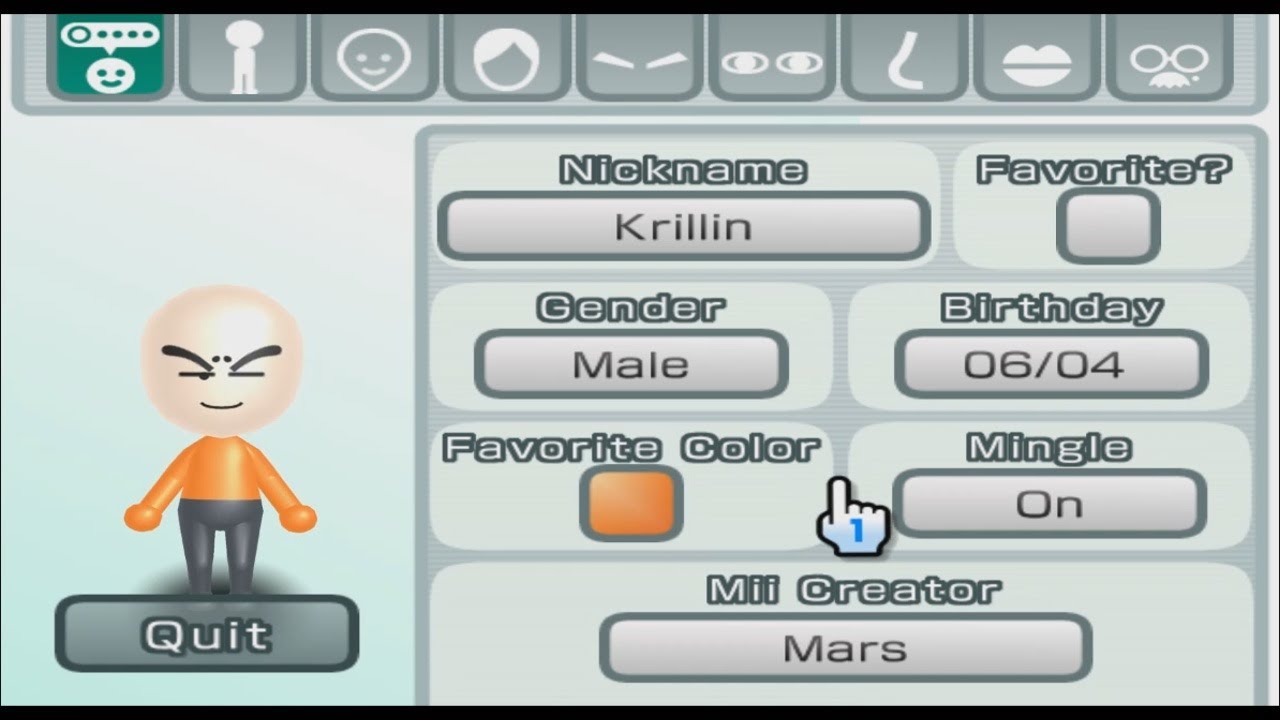 Krillin - Dragon Ball - Mii 738 - YouTube