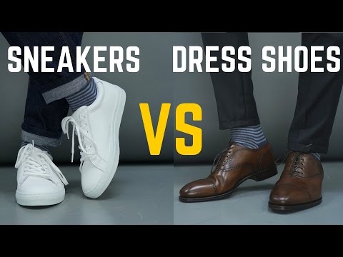 mens black dress sneakers