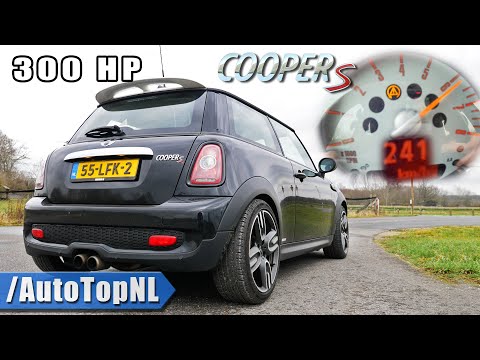 300HP Mini Cooper S R56 100-200 TOP SPEED & SOUND by AutoTopNL