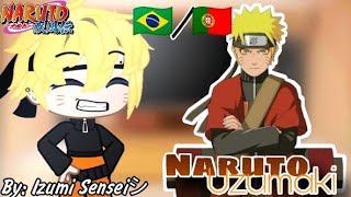 Bnha/Mha Pro heroes React to Naruto Uzumaki || 🇧🇷/🇵🇹 ||Naruto Shippuden|| Izumi Senseiシ