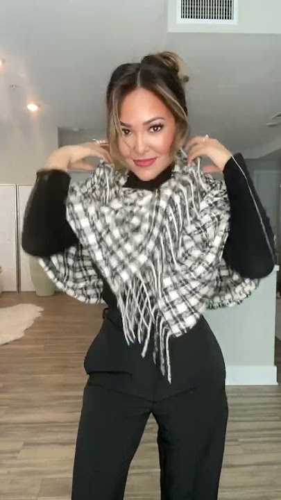 Fashion Hack For Shawls ✨ #fashionhacks #grwm #short #shorts #style #fashion #outfits