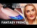 Kolorowy French Konstrukcyjny – jak zrobić? Paznokcie Fantasy French krok po kroku | Indigo Nails