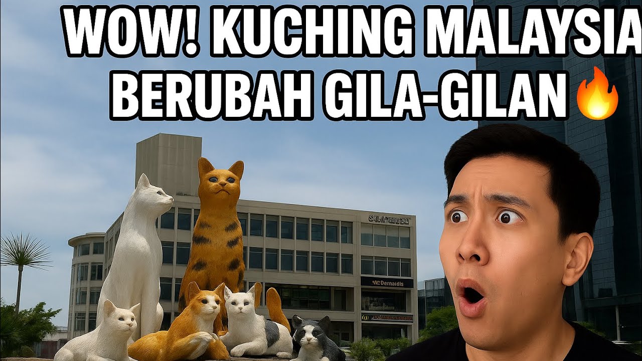 Tak Sangka! Bandaraya Kuching Malaysia Kini Macam Eropa 🤯”