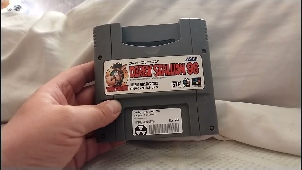 Jeu Derby Stallion II - Super Famicom Version NTSC-J (Japon) - Simulation De Courses De Chevaux, Occasion état Correct