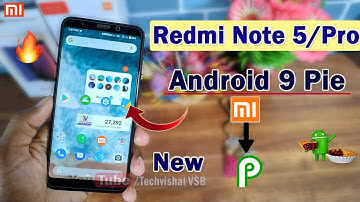 Install Android 9.0 Pie for Redmi Note 5/Pro | Android 9 Pie Pixel Redmi Note 5 Pro Official Theme