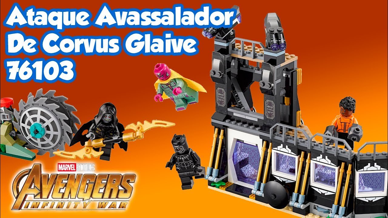 Super-heróis LEGO Marvel Vingadores: Guerra Angola