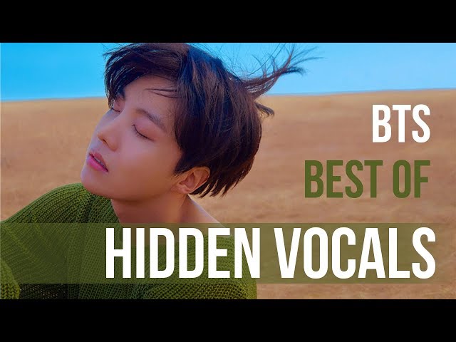 Best of BTS' hidden vocals class=
