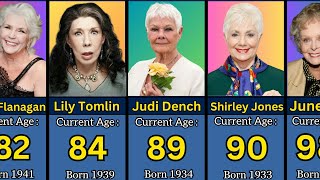 Age of Famous Senior Hollywood Actresses in 2024