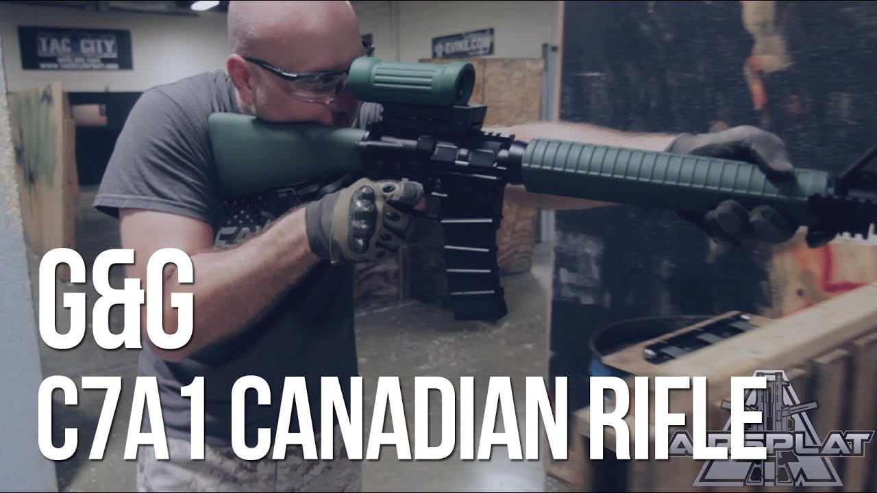 G&G C7A1 Canadian Service Airsoft Rifle AirSplat On Demand YouTube