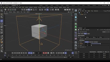 Cinema 4D R26 / How to deform an object (Bend)