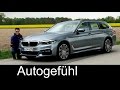 BMW 5 Series Touring 5er FULL REVIEW 530d G31 test driven new neu 2017 - Autogefühl