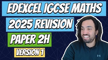 2025 Edexcel Maths IGCSE 4MA1| Revision Paper 2H
