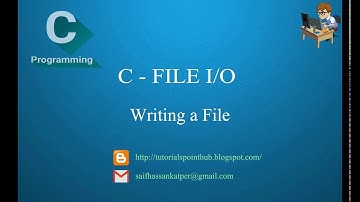 C Programming - Writing a FILE I/O tutorial for Beginners