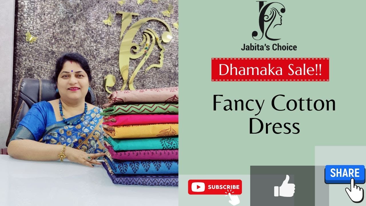 Fancy Cotton Dress Collection | Latest Sarees Online Shopping ...