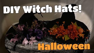 Upcycling Dollar Store Witch Hats!