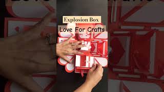 Explosion Box Idea #explosionbox #diybox #giftbox #love #cards
