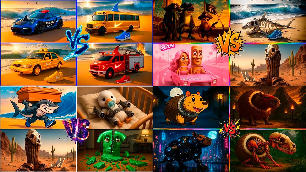 BRAINROT VIKING 🆚 BRAINROT PIRATES 🆚 BRAINROT BARBIE 🆚 RAP – Tiles Hop EDM Rush!