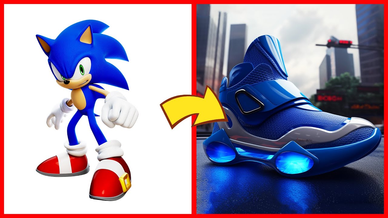 SONIC the Hedgehog ALL CHARACTERS as SNEAKER 2023 - YouTube