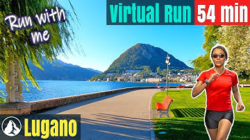 Lugano Switzerland Wonderland | Treadmill Running | Virtual Run #54