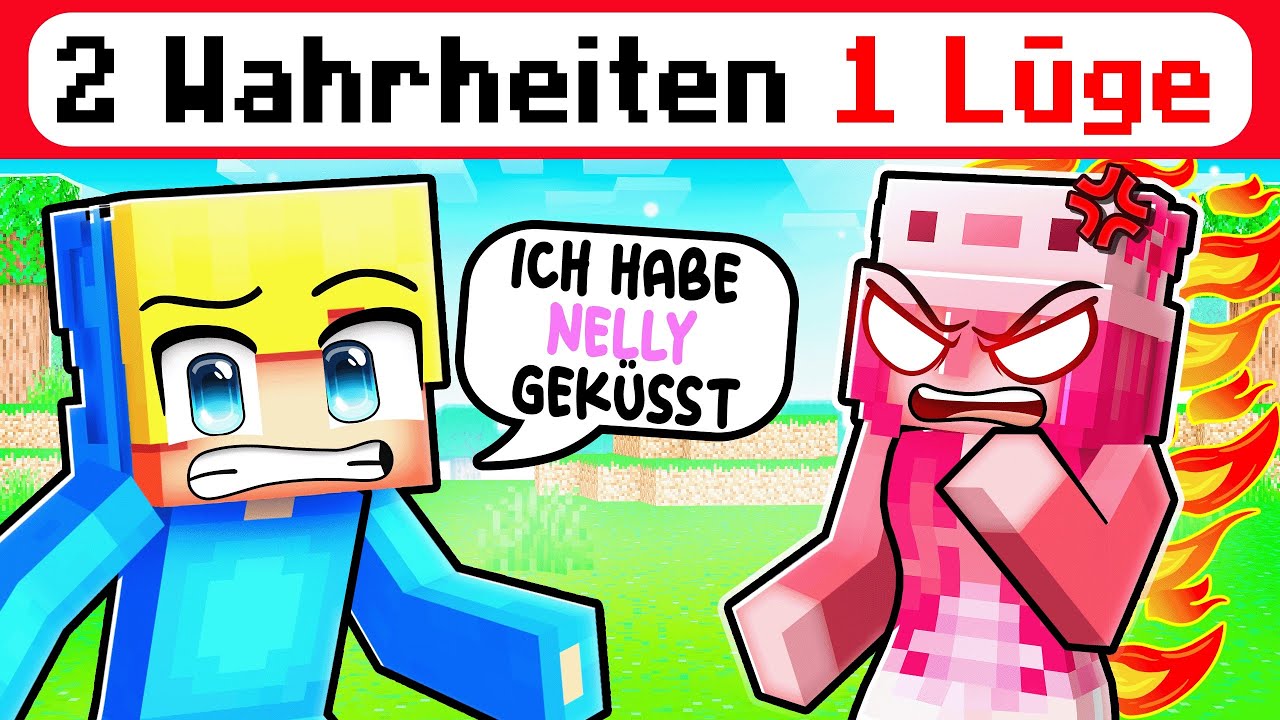 Minecraft, aber 2 WAHRHEITEN 1 LÜGE!