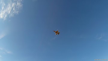 F-16 80 mm EDF Scratch built jet video 4