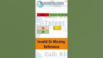#REF Error in Excel | What is #REF Error in Excel |