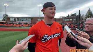 Oregon State Pitcher Isaac Yeager Talks Series Sweep Of Mercer & MORE