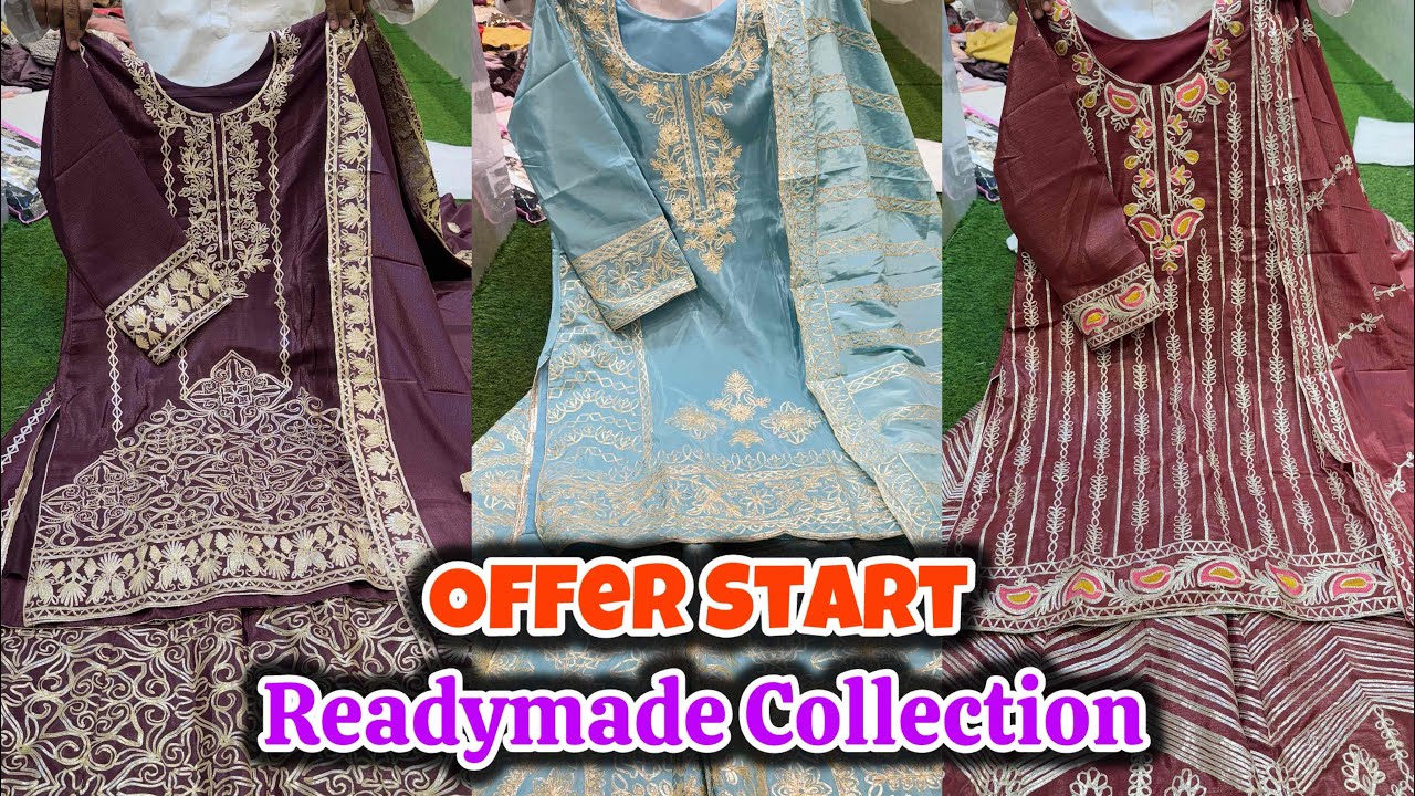 Rs:599😱 & Rs:1000/4😱|| Original Gota Patti Work Phre Handwork Dresses || Kishanbagh Most Viral Shop 