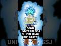 GOKU UNIVERSAL SSJ BLUE IN HINDI DUB PART2 #shorts #shortsviral #dragonball