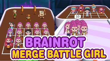 BRAINROT DEMON MERGE BATTLE GIRL, Spranky Run Merge Master Monster Battle, Brainrot Runner Merge