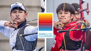 Korea v Japan – recurve junior men team gold | World Archery Youth Championships 2019