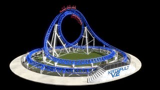 Celebrity Katapult V2 | NoLimits 2 | Intamin Shuttle Coaster | 4K Net Worth