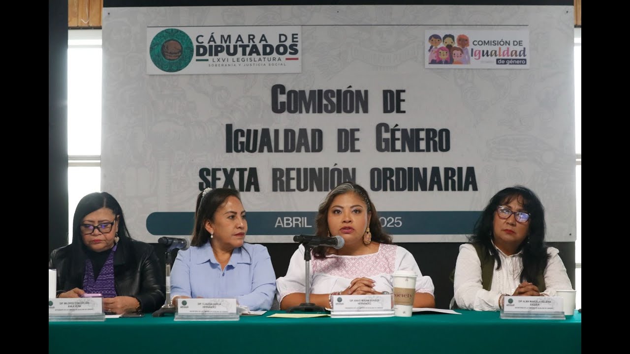 EN VIVO / Reunión Ordinaria de la Comisión de Igualdad de Género - YouTube
