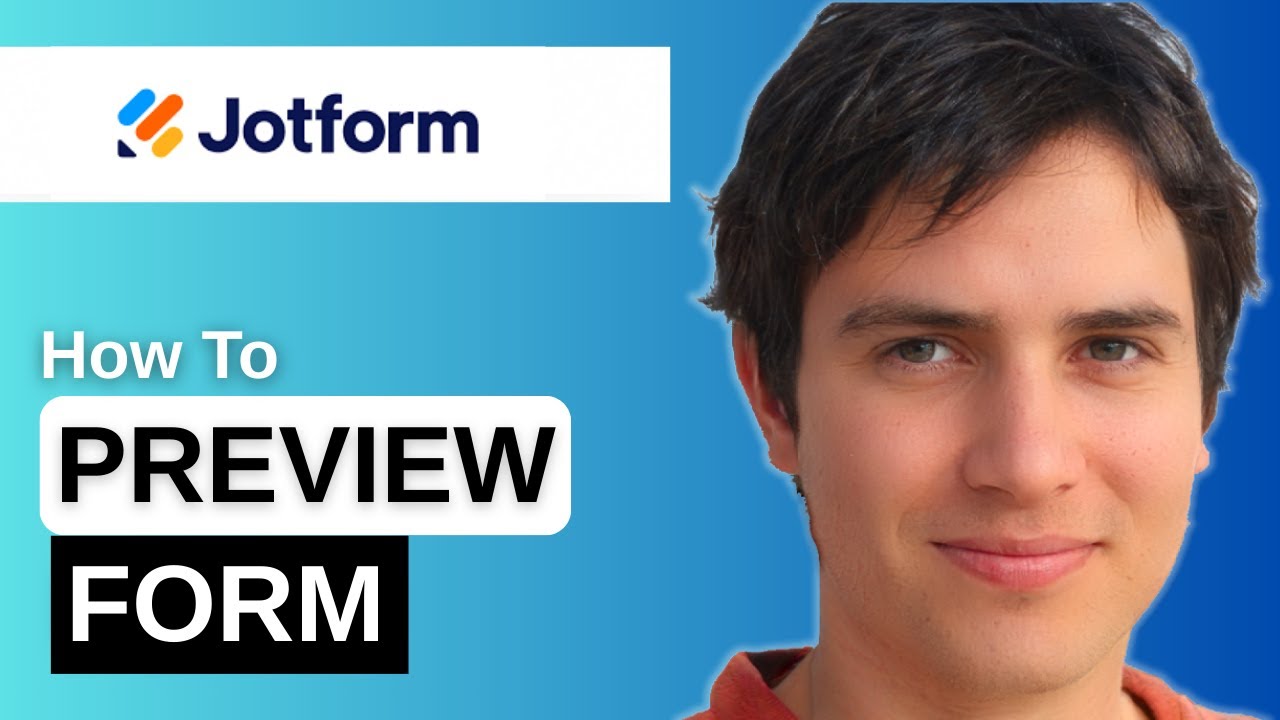 How To Preview Form In Jotform - YouTube