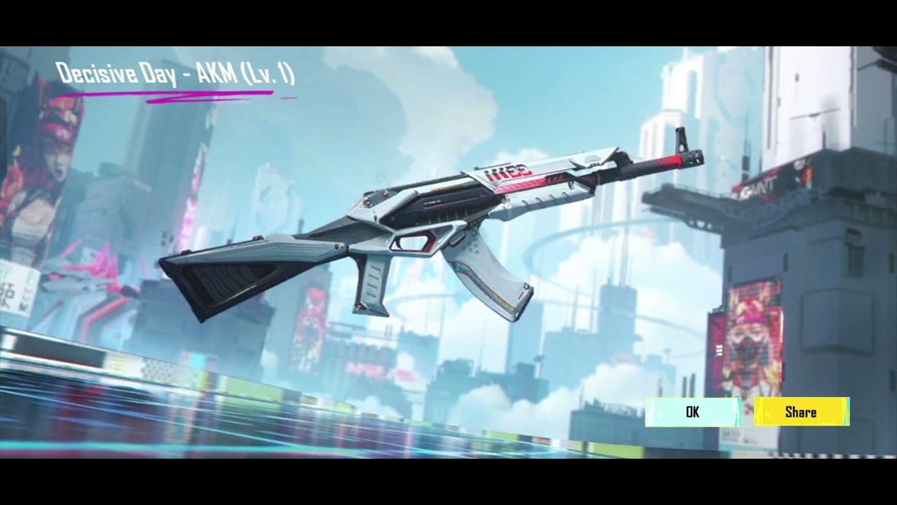 Cryonic Wraith Gilt , Decisive Day - Akm , New Akm Create opening , Akm New skin Bgmi