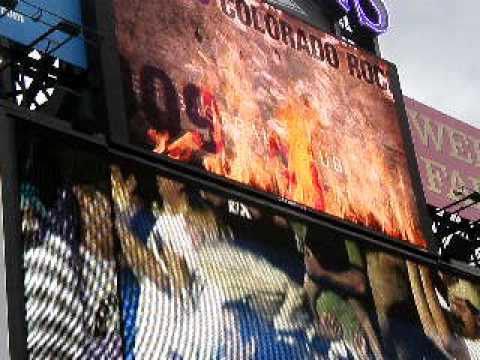 Colorado Rockies Team Intro from Coors Field