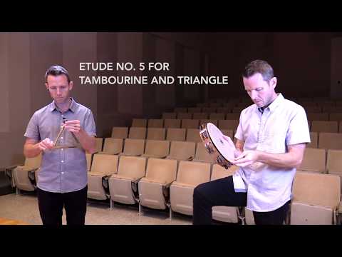 Étude No. 5 for Tambourine and Triangle