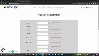 Product Registration Supreme | Update Registration Form