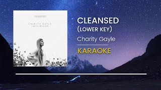 Charity Gayle - Cleansed [LOWER KEY] (Acoustic Karaoke Version/ Backing Track)