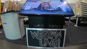 Toppy at Cemat exhibition 2018 in Hannover