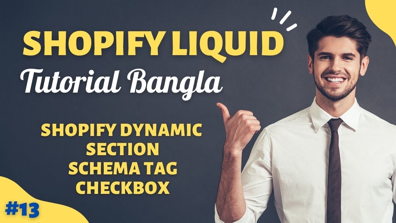  13 How To Create Shopify Dynamic Section Schema Tag Checkbox 