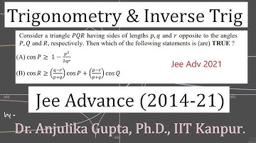 #25 || JEE Adv 2021 || Triangles/Properties || Problem and Solution || Hindi
