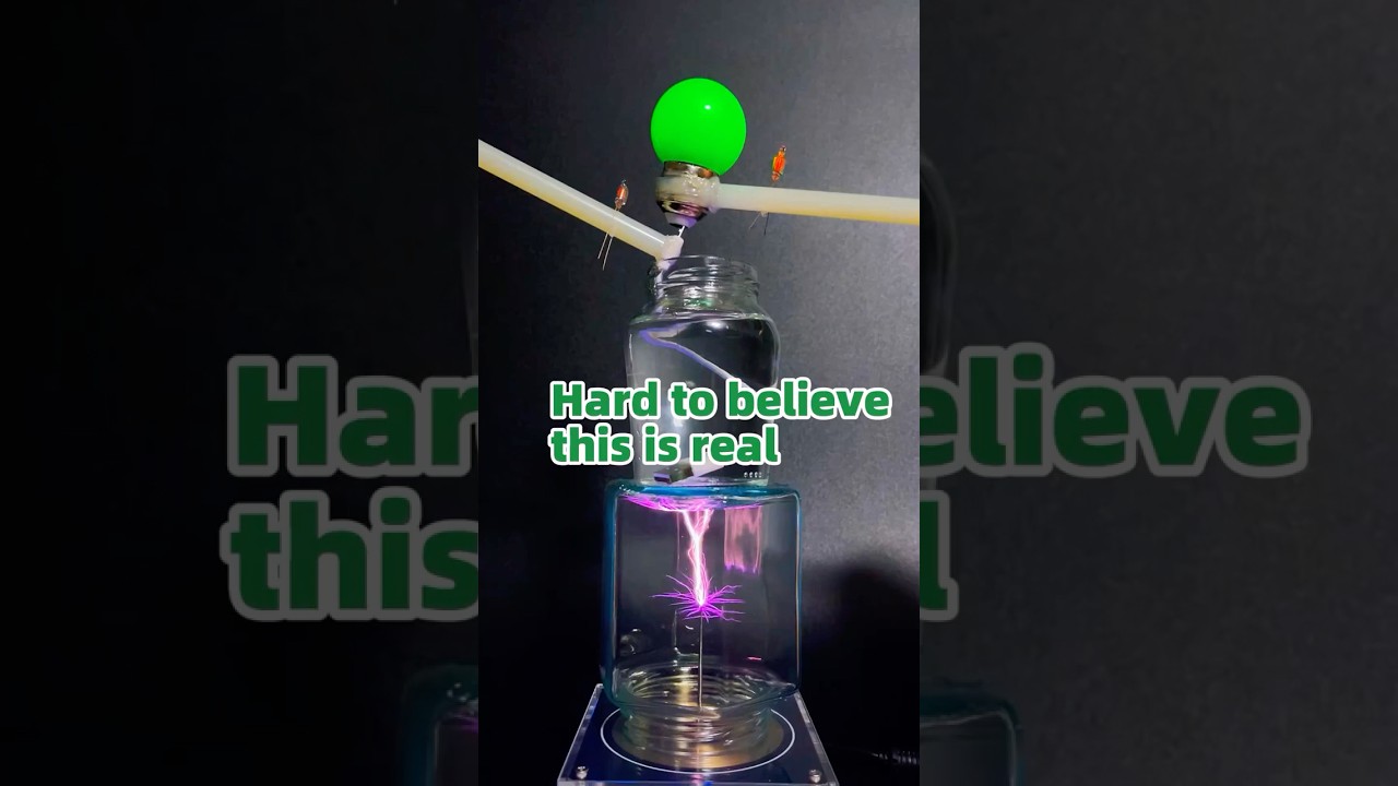 Hard to believe this is real,magic Tesla coil