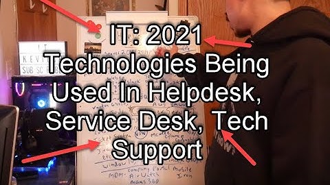 IT: 2021 Technologies Being Used In Helpdesk, Service Desk, Tech Support