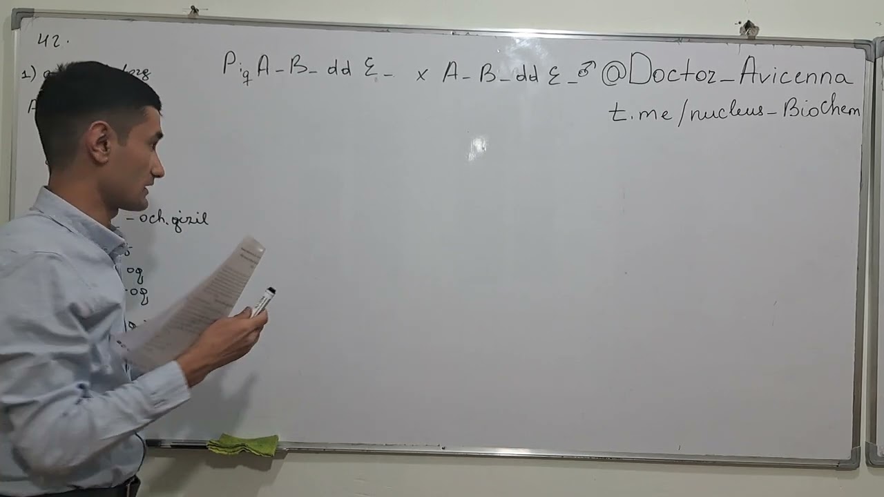 GENETIKA. 5-MAY (2025) II-SMENA IMTIHONDA TUSHGAN 42-SAVOL YECHIMI. MILLIY SERTIFIKAT