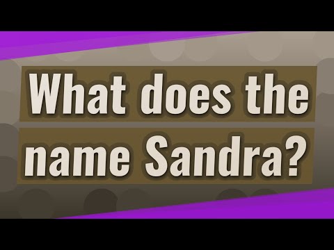 What Does The Name Sandra