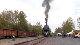 N&W 611 steam locomotive back on the rails for scenic journeys through Virginia’s Shenandoah Valley