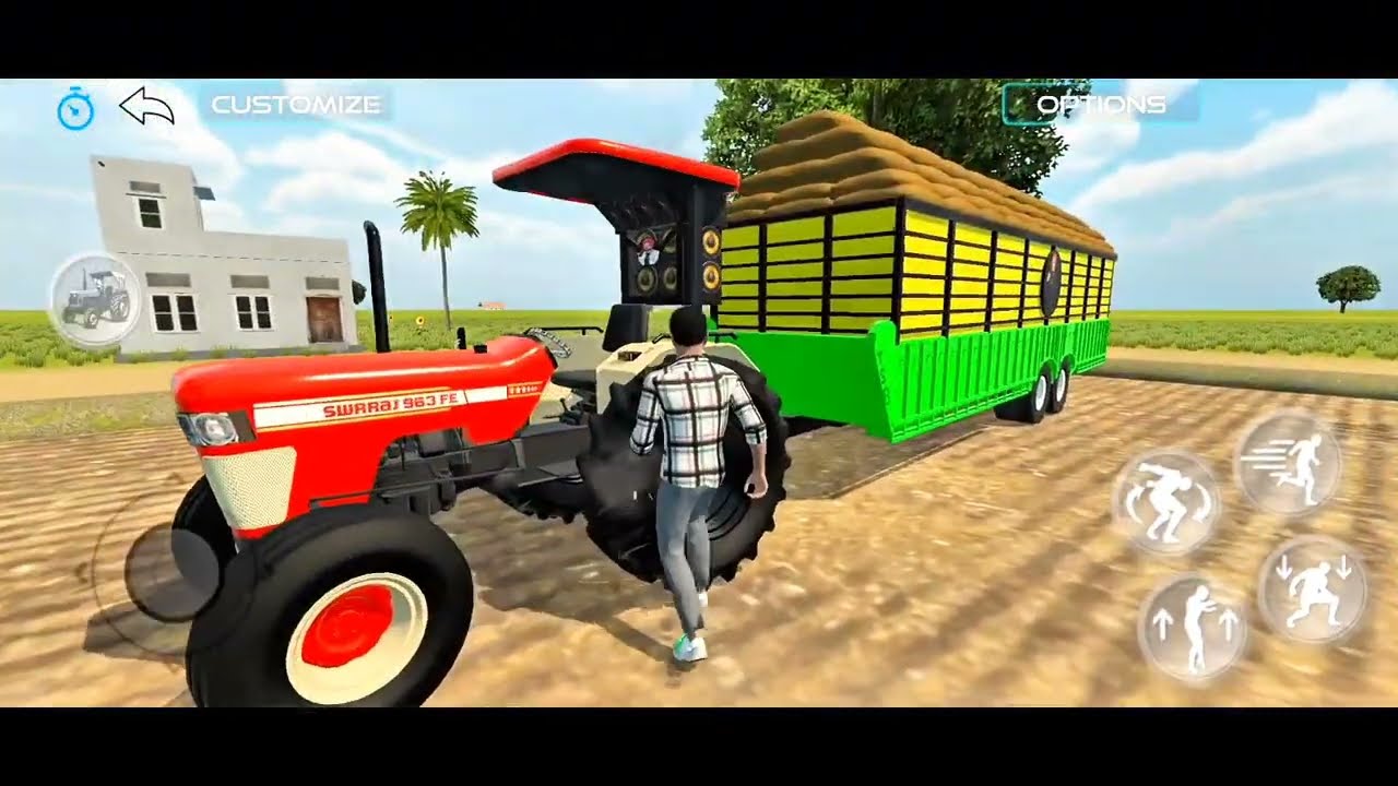 #3 finally humne hamare defender Le Li khud ki🥺#Indian tractor simulator 3D