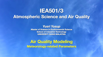 IEA501 Air Quality Modeling Meteorology